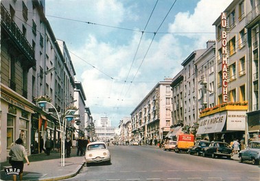 / CPSM FRANCE 29 "Brest, la rue de Siam vers l'hôtel de ville"