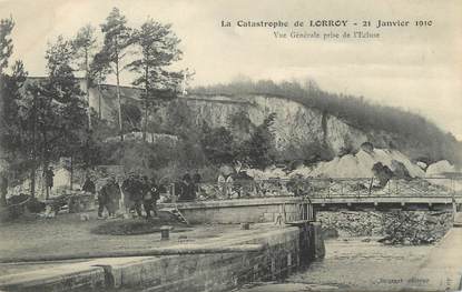 / CPA FRANCE 77 "La catastrophe de Lorroy"
