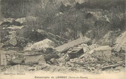 / CPA FRANCE 77 "Catastrophe de Lorroy"