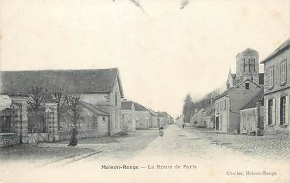 / CPA FRANCE 77 "Maison Rouge, la route de Paris"