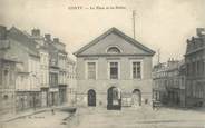 80 Somme CPA FRANCE 80 "Conty, la place et les Halles"