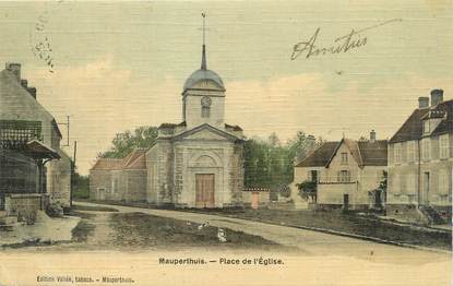 / CPA FRANCE 77 "Mauperthuis, place de l'église"