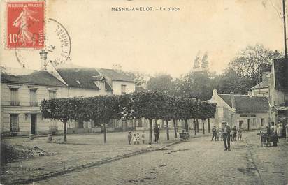 / CPA FRANCE 77 "Mesnil Amelot, la place"