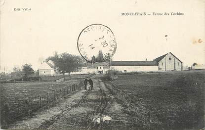 / CPA FRANCE 77 "Montevrain, ferme des Corbins"