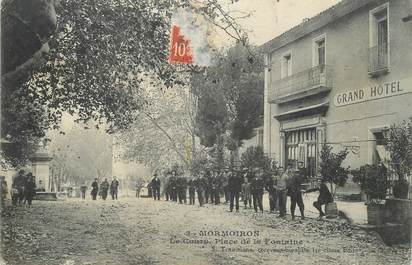 CPA FRANCE 84 "Mormoiron, le Cours, place de la Fontaine"