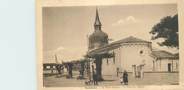 40 Lande CPA FRANCE 40 "Soustons, le vieux Boucau, la place de l'Eglise"