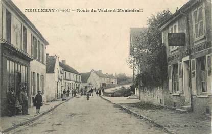 / CPA FRANCE 77 "Meilleray, route du Vezier à Montmirail"