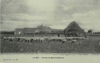 / CPA FRANCE 77 "Le Mée, ferme de Marché Marais"