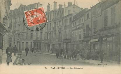 CPA FRANCE 55 "Bar le Duc, rue Rousseau"