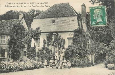 / CPA FRANCE 77 "Méry sur Marne, château de Mme Droz"
