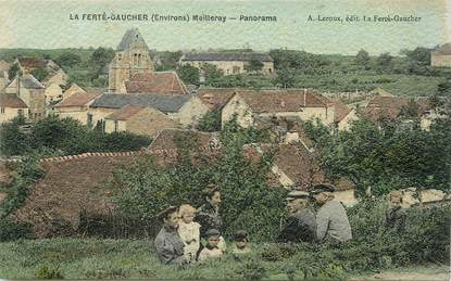 / CPA FRANCE 77 "La Ferté Gaucher, Meilleray, panorama"