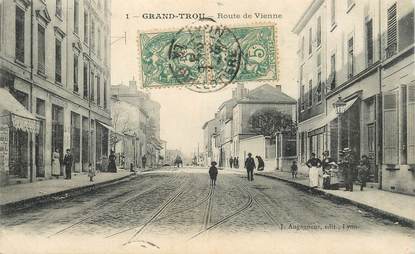 CPA FRANCE 69 "Grand Trou, route de Vienne"