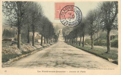CPA FRANCE 77 "La Ferté sous Jouarre, avenue de Paris"