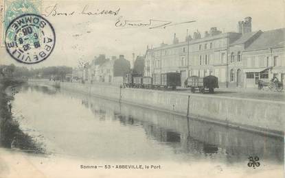 CPA FRANCE 80 "Abbeville, le port"