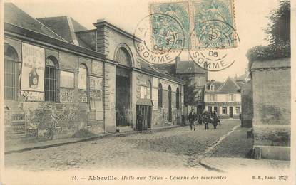 CPA FRANCE 80 "Abbeville, la halle aux Toiles"