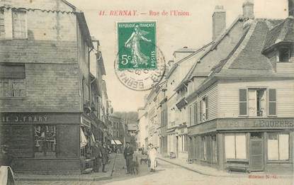 CPA FRANCE 27 "Bernay, rue de l'Union"