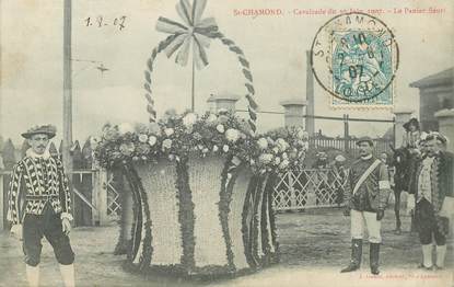 CPA FRANCE 42 "Saint Chamond, cavalcade du 30 juin 1907"