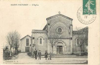 CPA  FRANCE 13 "Saint Victoret, L'Eglise"