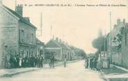 77 Seine Et Marne / CPA FRANCE 77 "Moissy Cramayel, l'avenue Pasteur et l'hôtel du cheval Blanc"