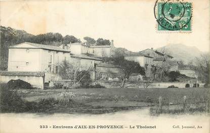CPA  FRANCE 13 "Environs d'Aix en provence, le Tholonet"