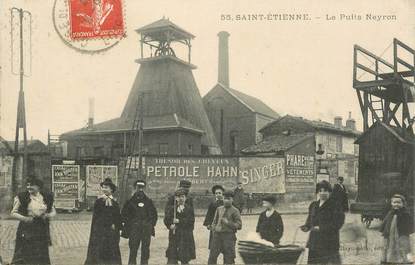 CPA FRANCE 42  "Saint Etienne, le puits Neyron" / MINE