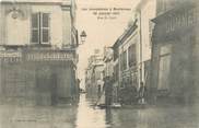 77 Seine Et Marne / CPA FRANCE 77 "Montereau, rue au Lard" / INONDATIONS