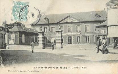 / CPA FRANCE 77 "Montereau Faut Yonne, l'hôtel de ville"