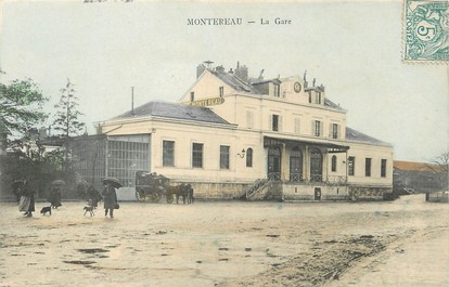 / CPA FRANCE 77 "Montereau, la gare "