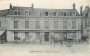 77 Seine Et Marne / CPA FRANCE 77 "Montereau, hôtel de la gare" / ATTELAGE