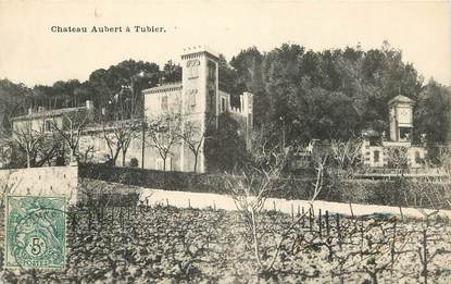 CPA  FRANCE 13 "Chateau Aubert à Tubier"
