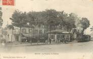 77 Seine Et Marne / CPA FRANCE 77 "Melun, le tramway de Barbizon" / TRAMWAY