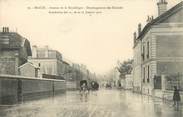 77 Seine Et Marne / CPA FRANCE 77 "Meaux, av de la République" / INONDATIONS