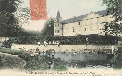 / CPA FRANCE 77 "Ozoir la Ferrière,château de Romaine"