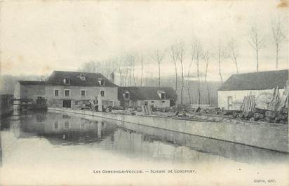 / CPA FRANCE 77 "Les Ormes sur Voulzie, scierie de Longpont"