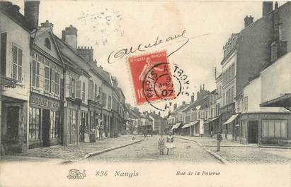 / CPA FRANCE 77 "Nangis, rue de la  poterie"