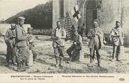 77 Seine Et Marne / CPA FRANCE 77 "Neufmontiers, blessés allemands sur la place de l'église"