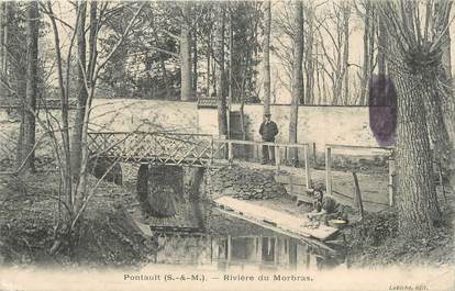 / CPA FRANCE 77 "Pontault, rivière du Morbras"