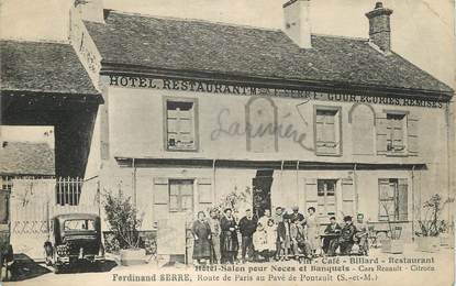 / CPA FRANCE 77 "Pontault, hôtel Salon pour Noces et banquets"