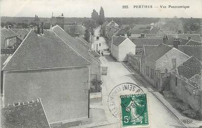 / CPA FRANCE 77 "Perthes, vue panoramique"