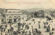 88 Vosge CPA FRANCE 88 "Gérardmer, la gare de l'Est et le départ du tramway"