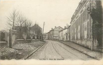 / CPA FRANCE 77 "Le Pin, rue des Chelles"