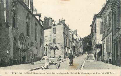 / CPA FRANCE 77 "Provins, l'hôtel Dieu, ancien Palais des Comtesses de Blois et de Champagne"