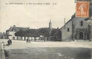 77 Seine Et Marne / CPA FRANCE 77 "Saint Mammès, la place de la mairie et l'église "