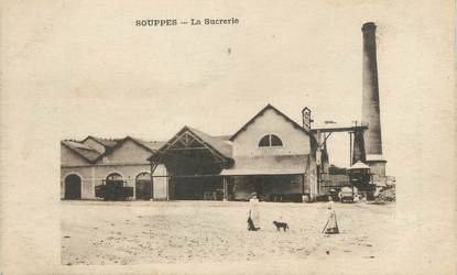 / CPA FRANCE 77 "Souppes, la sucrerie"