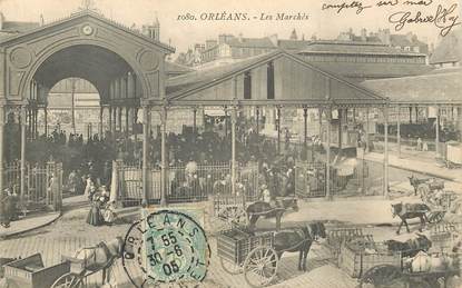 CPA FRANCE 45 "Orléans, les marchés"