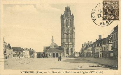 CPA FRANCE 27 "Verneuil, place de la Madeleine"