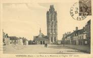 27 Eure CPA FRANCE 27 "Verneuil, place de la Madeleine"