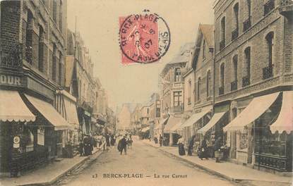 CPA FRANCE 62 "Berck Plage, la rue Carnot"