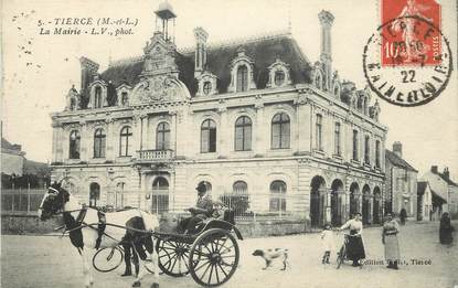 CPA FRANCE 49 "Tiercé, la Mairie"