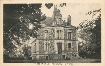 CPA FRANCE 49 "Tiercé, villa Launay"